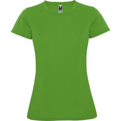 Fern Green - Front - Roly Womens-Ladies Montecarlo Short-Sleeved Sports T-Shirt