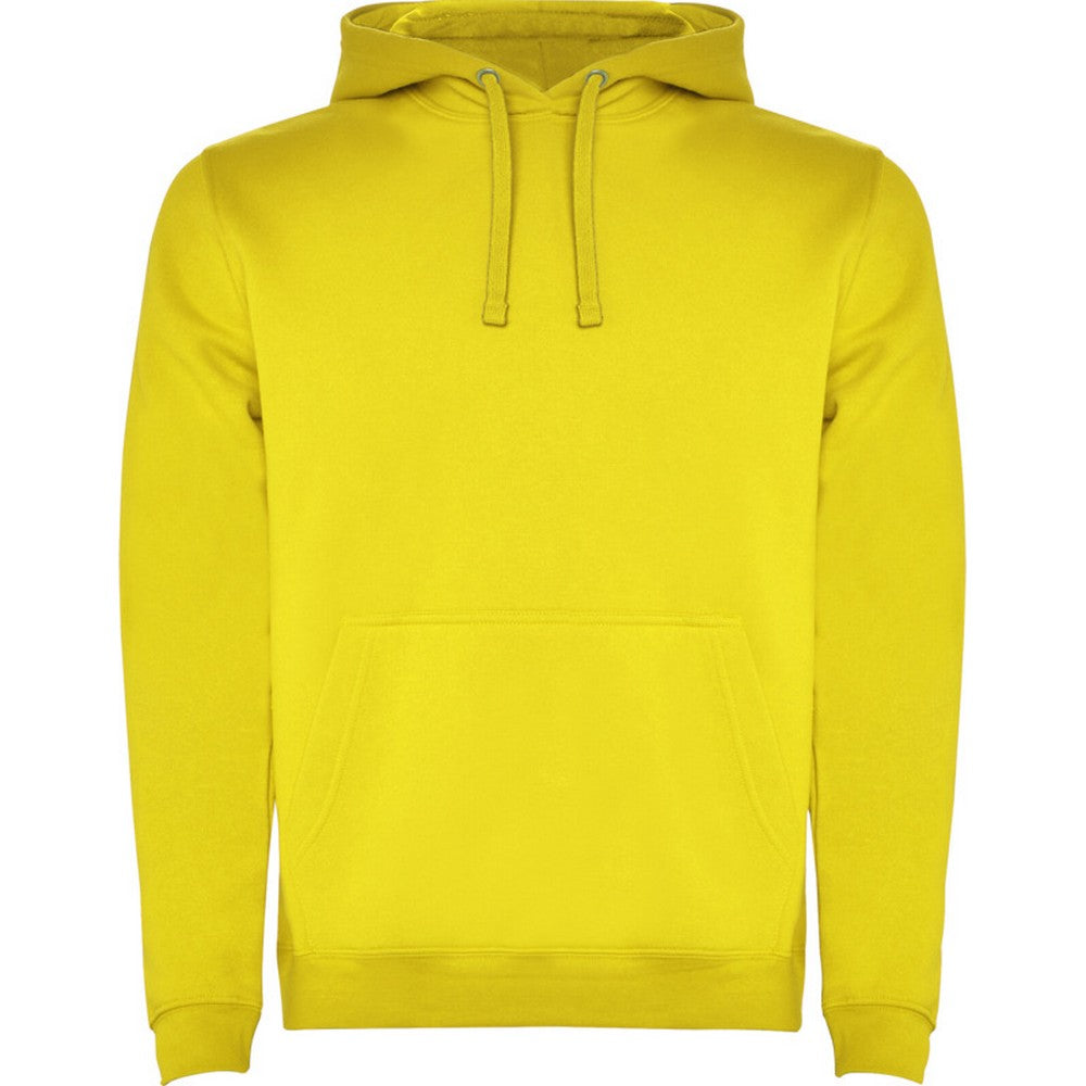 Yellow - Front - Roly Mens Urban Hoodie