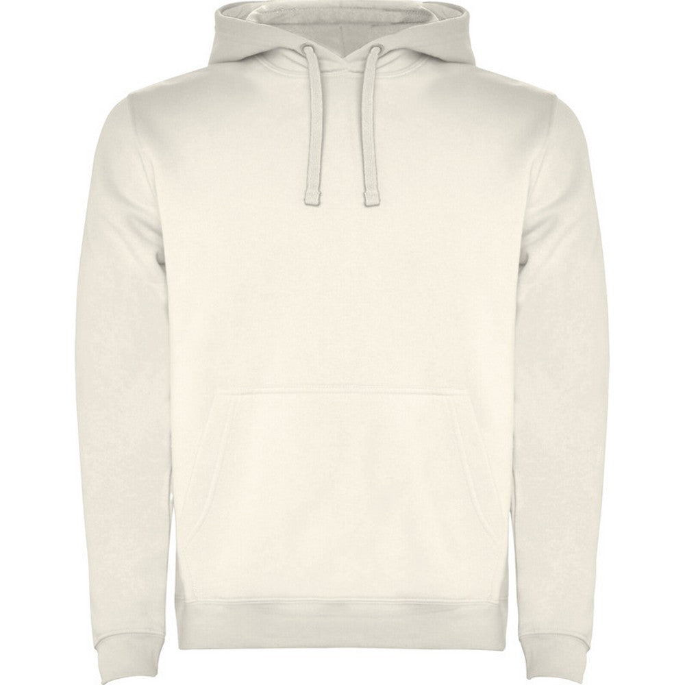 Vintage White - Front - Roly Mens Urban Hoodie