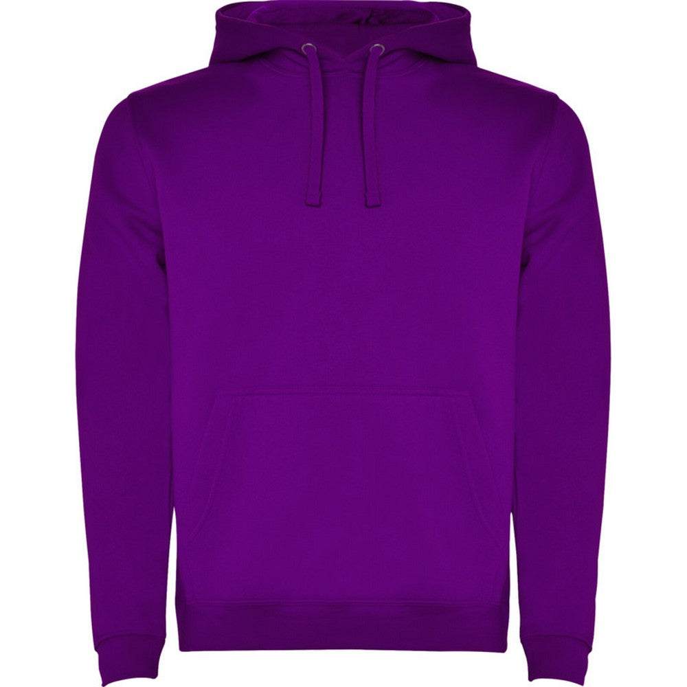 Purple - Front - Roly Mens Urban Hoodie