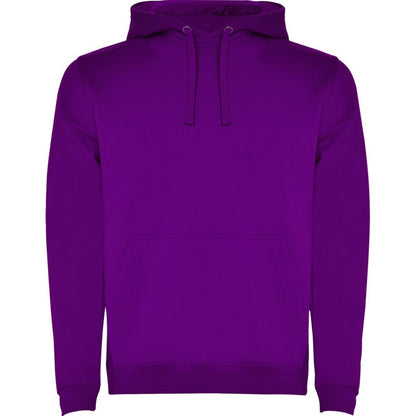 Purple - Front - Roly Mens Urban Hoodie