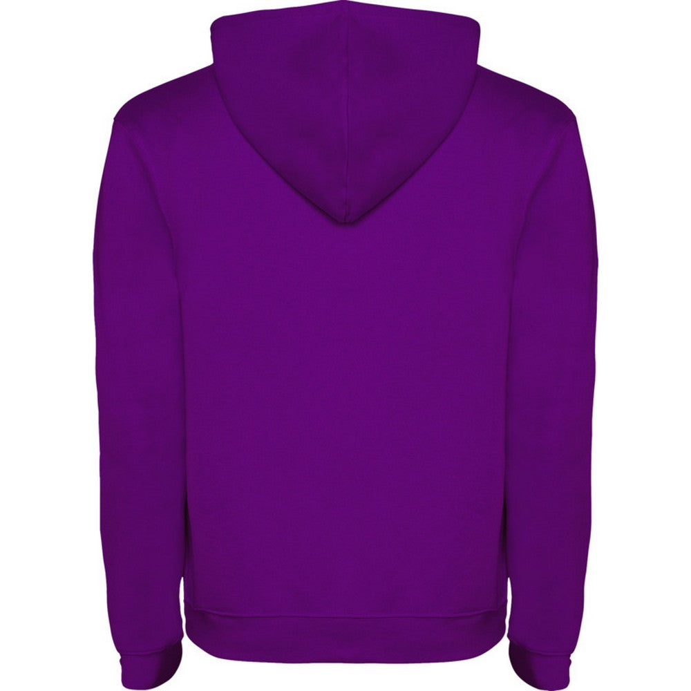 Purple - Back - Roly Mens Urban Hoodie