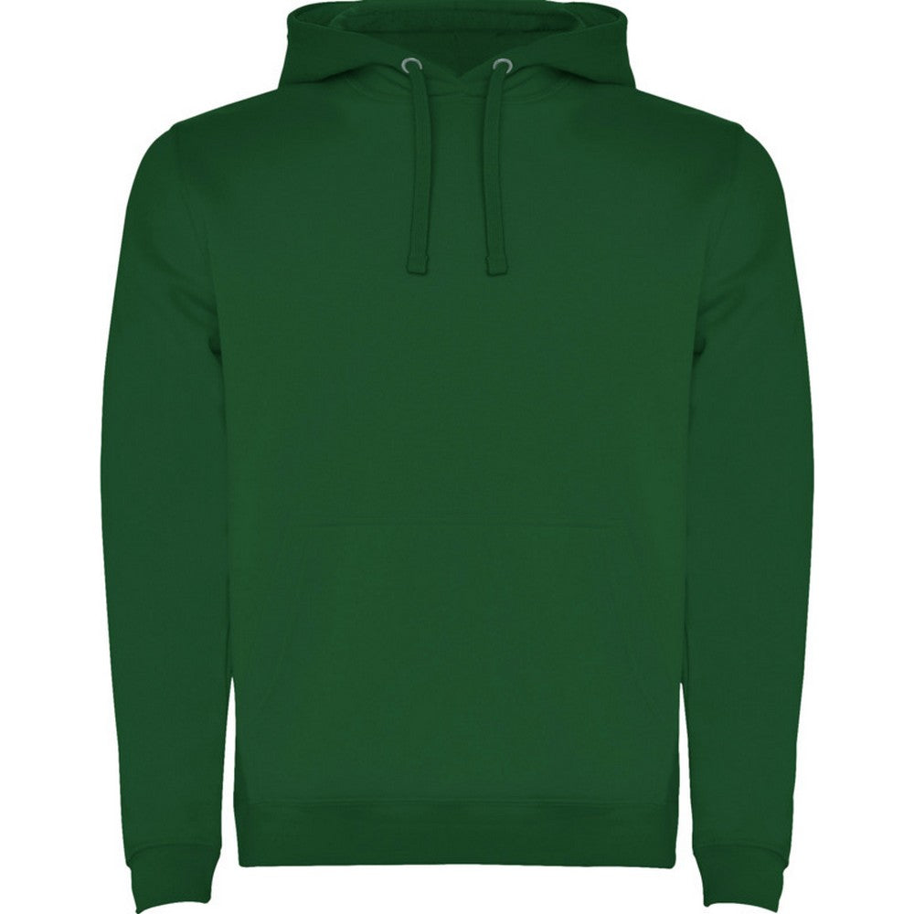 Bottle Green - Front - Roly Mens Urban Hoodie