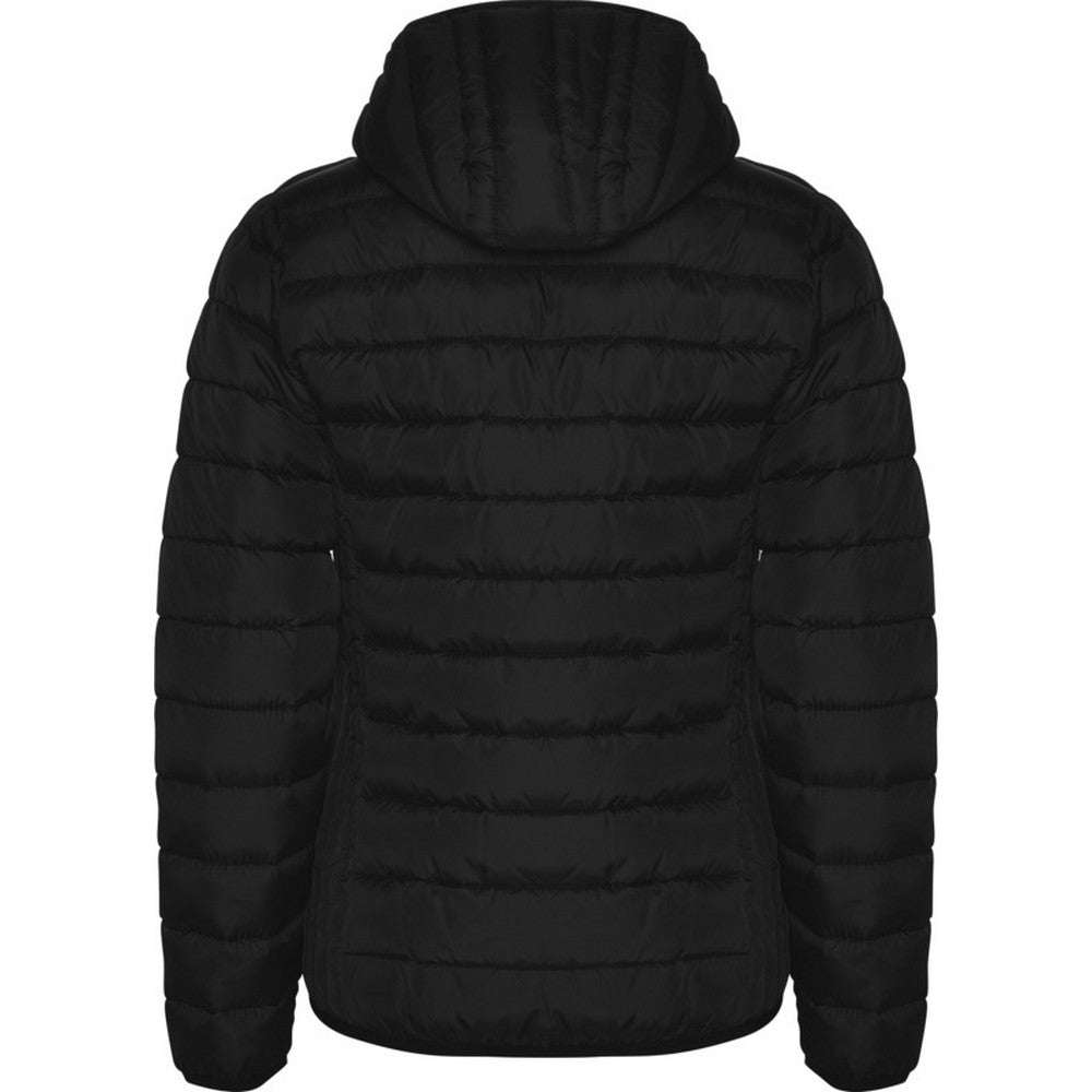 Solid Black - Back - Roly Womens-Ladies Norway Insulated Jacket