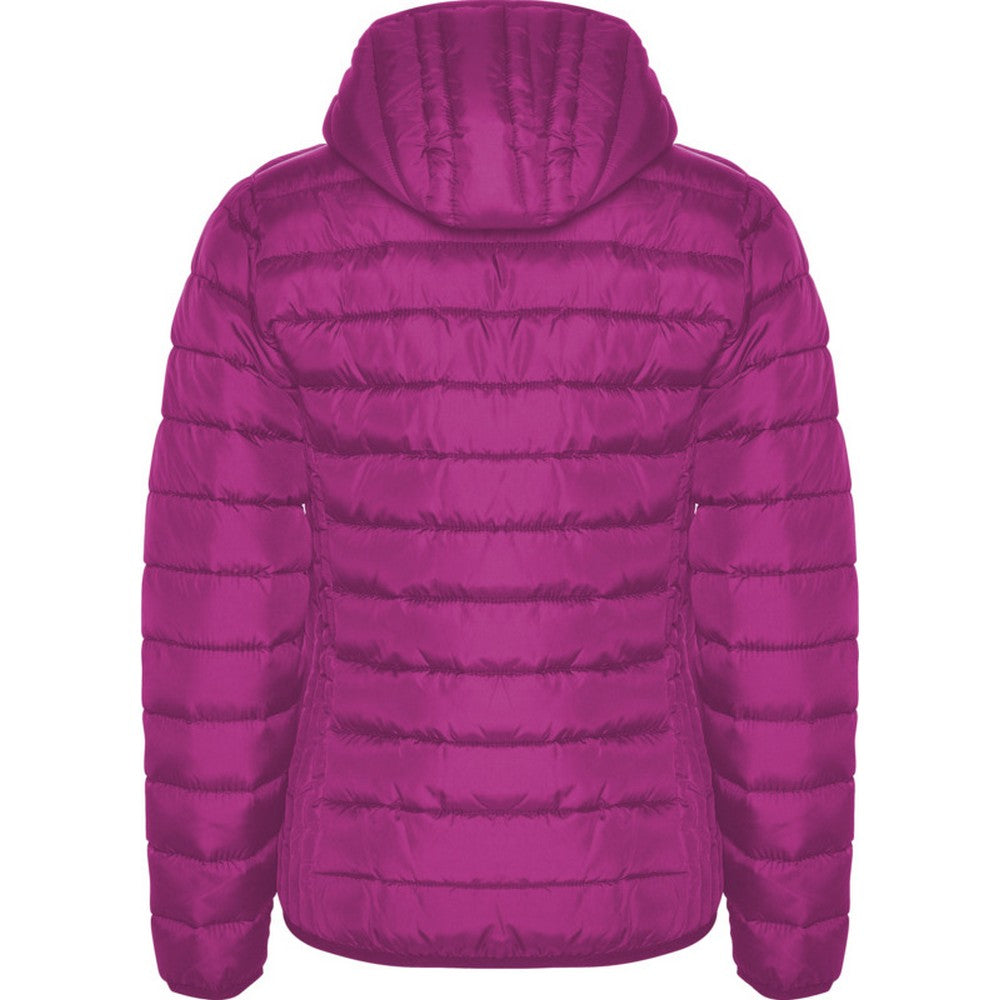 Fuchsia - Back - Roly Womens-Ladies Norway Insulated Jacket