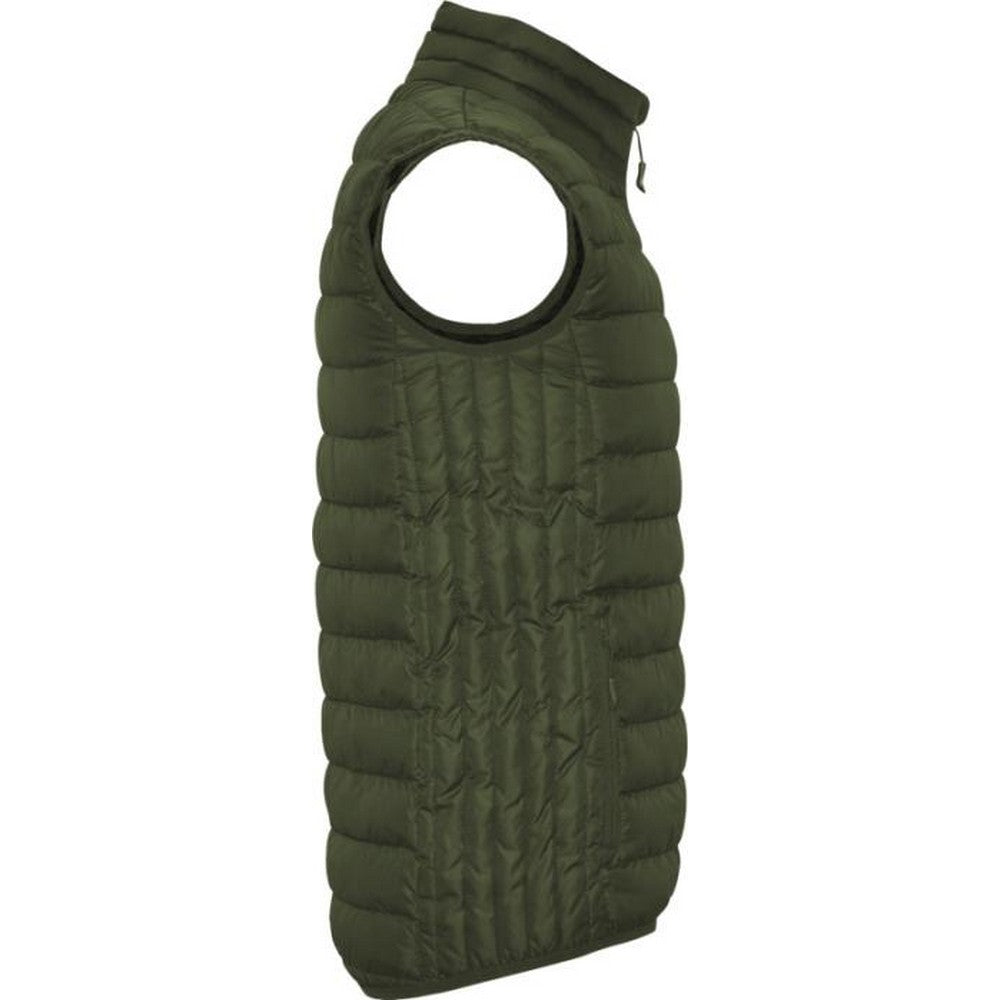 Military Green - Side - Roly Mens Oslo Insulating Body Warmer