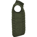 Military Green - Side - Roly Mens Oslo Insulating Body Warmer