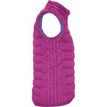 Fuchsia - Side - Roly Womens-Ladies Oslo Insulated Body Warmer