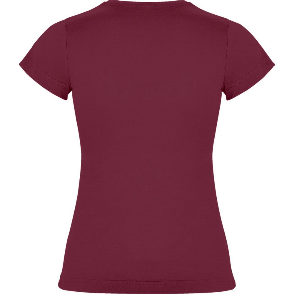 Garnet - Back - Roly Womens-Ladies Jamaica Short-Sleeved T-Shirt