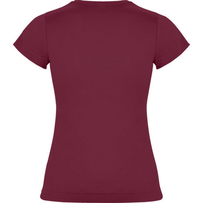 Garnet - Back - Roly Womens-Ladies Jamaica Short-Sleeved T-Shirt