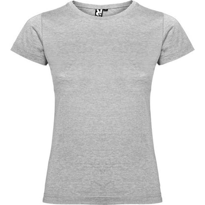 Grey Marl - Front - Roly Womens-Ladies Jamaica Short-Sleeved T-Shirt