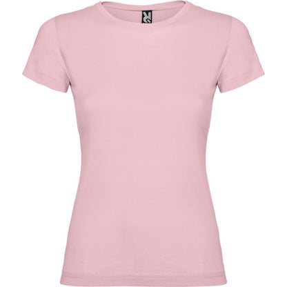 Light Pink - Front - Roly Womens-Ladies Jamaica Short-Sleeved T-Shirt