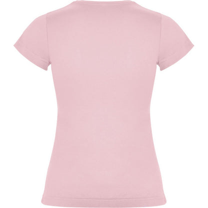 Light Pink - Back - Roly Womens-Ladies Jamaica Short-Sleeved T-Shirt