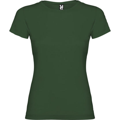 Bottle Green - Front - Roly Womens-Ladies Jamaica Short-Sleeved T-Shirt