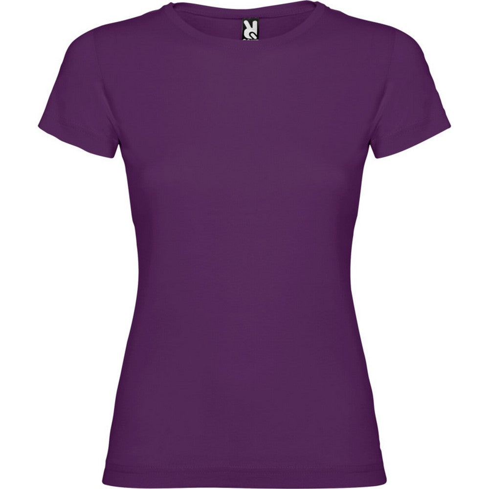 Purple - Front - Roly Womens-Ladies Jamaica Short-Sleeved T-Shirt