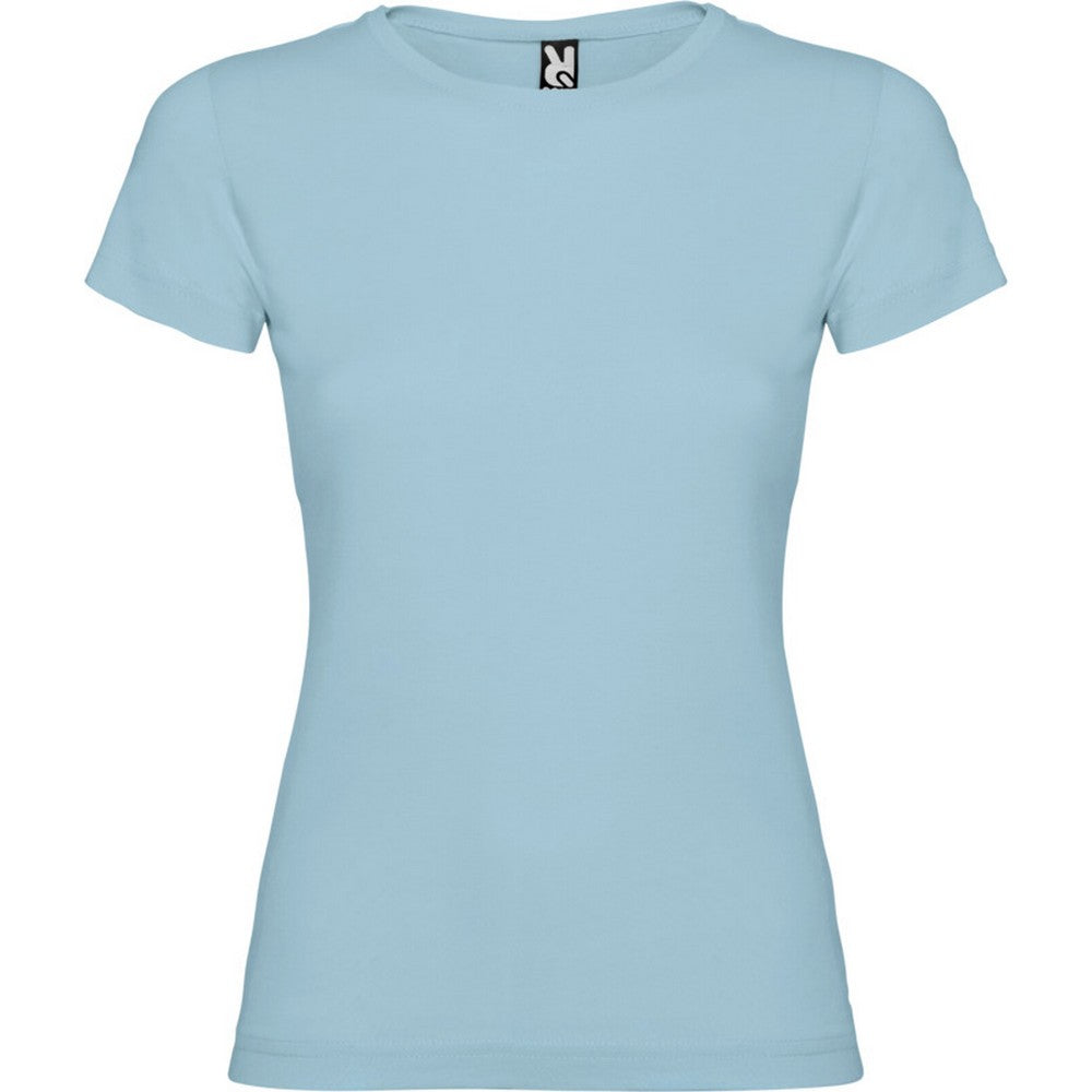 Sky Blue - Front - Roly Womens-Ladies Jamaica Short-Sleeved T-Shirt