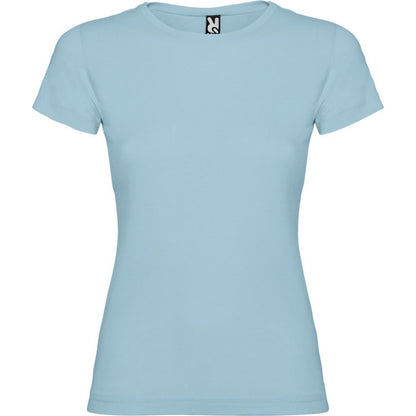 Sky Blue - Front - Roly Womens-Ladies Jamaica Short-Sleeved T-Shirt