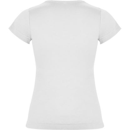 White - Back - Roly Womens-Ladies Jamaica Short-Sleeved T-Shirt
