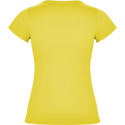 Yellow - Back - Roly Womens-Ladies Jamaica Short-Sleeved T-Shirt