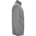 Grey Marl - Side - Roly Mens Aneto Quarter Zip Sweatshirt