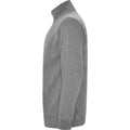 Grey Marl - Lifestyle - Roly Mens Aneto Quarter Zip Sweatshirt