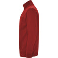 Red - Lifestyle - Roly Mens Aneto Quarter Zip Sweatshirt