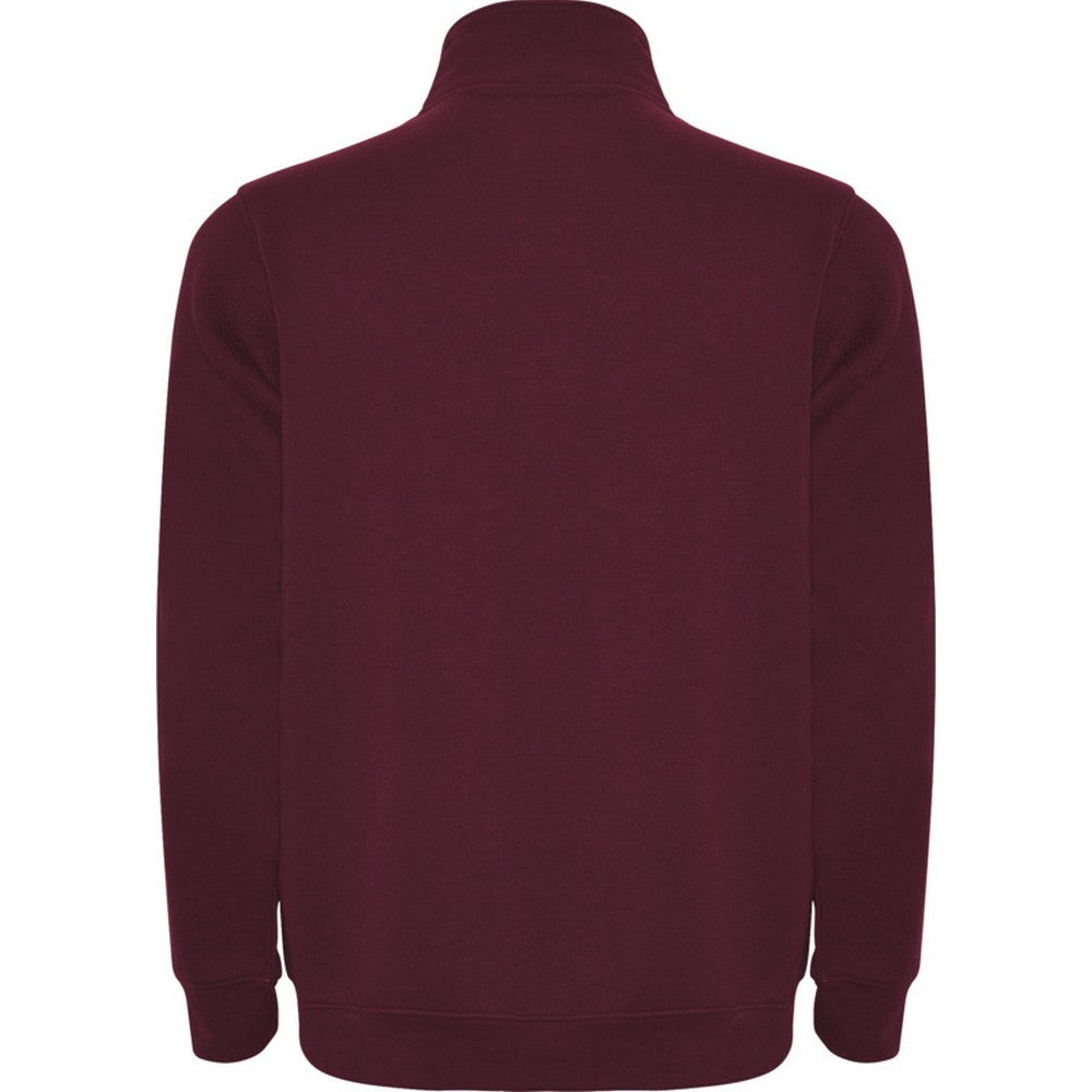 Garnet - Back - Roly Mens Aneto Quarter Zip Sweatshirt