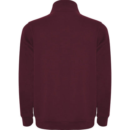 Garnet - Back - Roly Mens Aneto Quarter Zip Sweatshirt