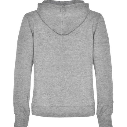 Grey Marl - Back - Roly Womens-Ladies Urban Hoodie