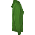 Kelly Green-White - Side - Roly Womens-Ladies Urban Hoodie