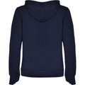 Navy Blue-Grey Marl - Back - Roly Womens-Ladies Urban Hoodie