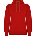 Red - Front - Roly Womens-Ladies Urban Hoodie