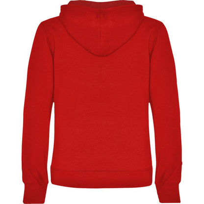 Red - Back - Roly Womens-Ladies Urban Hoodie