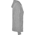 Grey Marl - Side - Roly Womens-Ladies Urban Hoodie