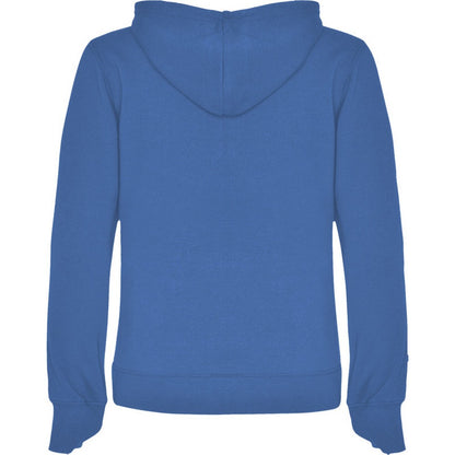 Royal Blue-White - Back - Roly Womens-Ladies Urban Hoodie