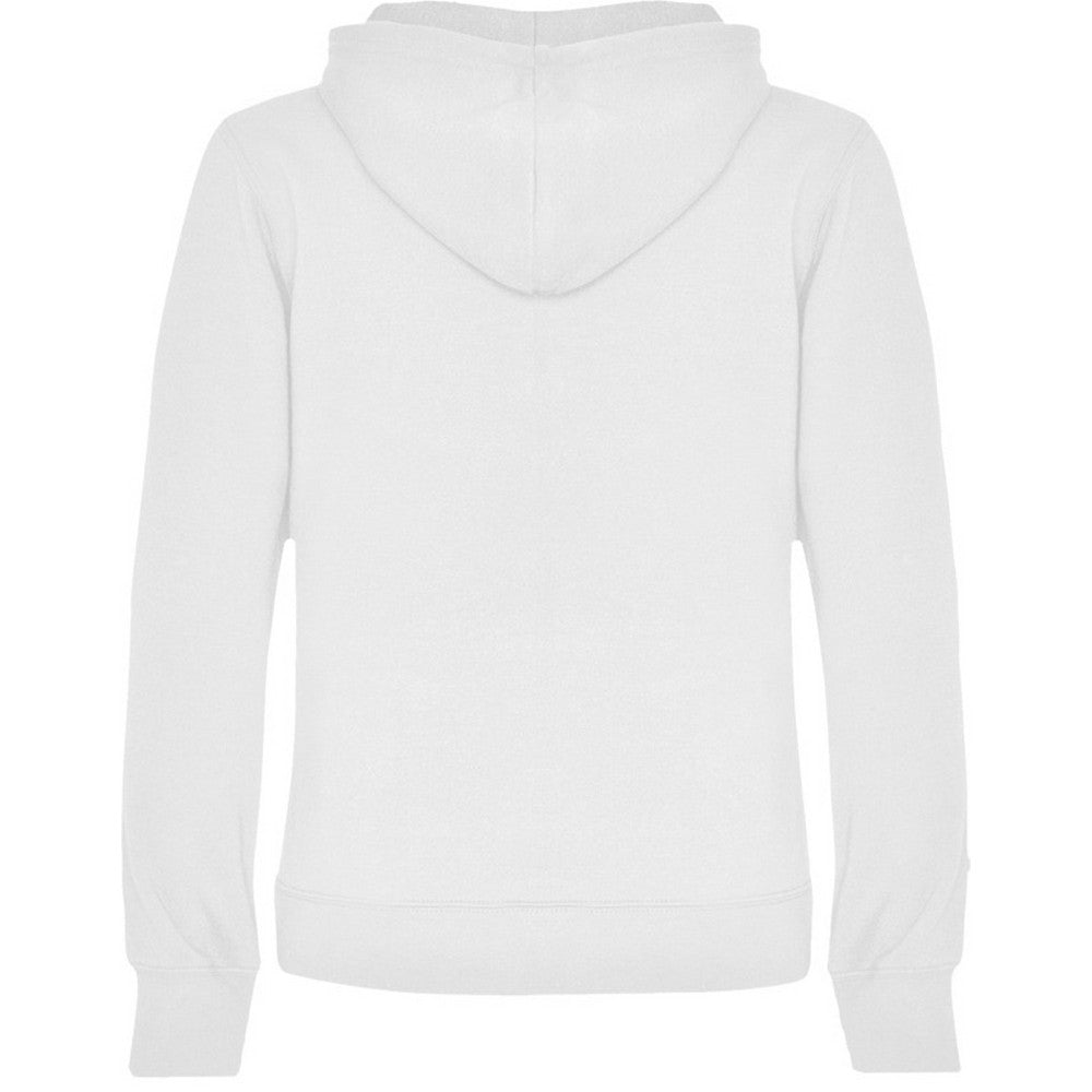 White - Back - Roly Womens-Ladies Urban Hoodie