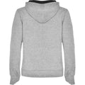 Grey Marl-Solid Black - Back - Roly Womens-Ladies Urban Hoodie