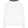 White-Navy Blue - Back - Roly Womens-Ladies Urban Hoodie