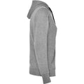 Grey Marl-Solid Black - Side - Roly Womens-Ladies Urban Hoodie