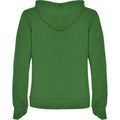 Kelly Green-White - Back - Roly Womens-Ladies Urban Hoodie