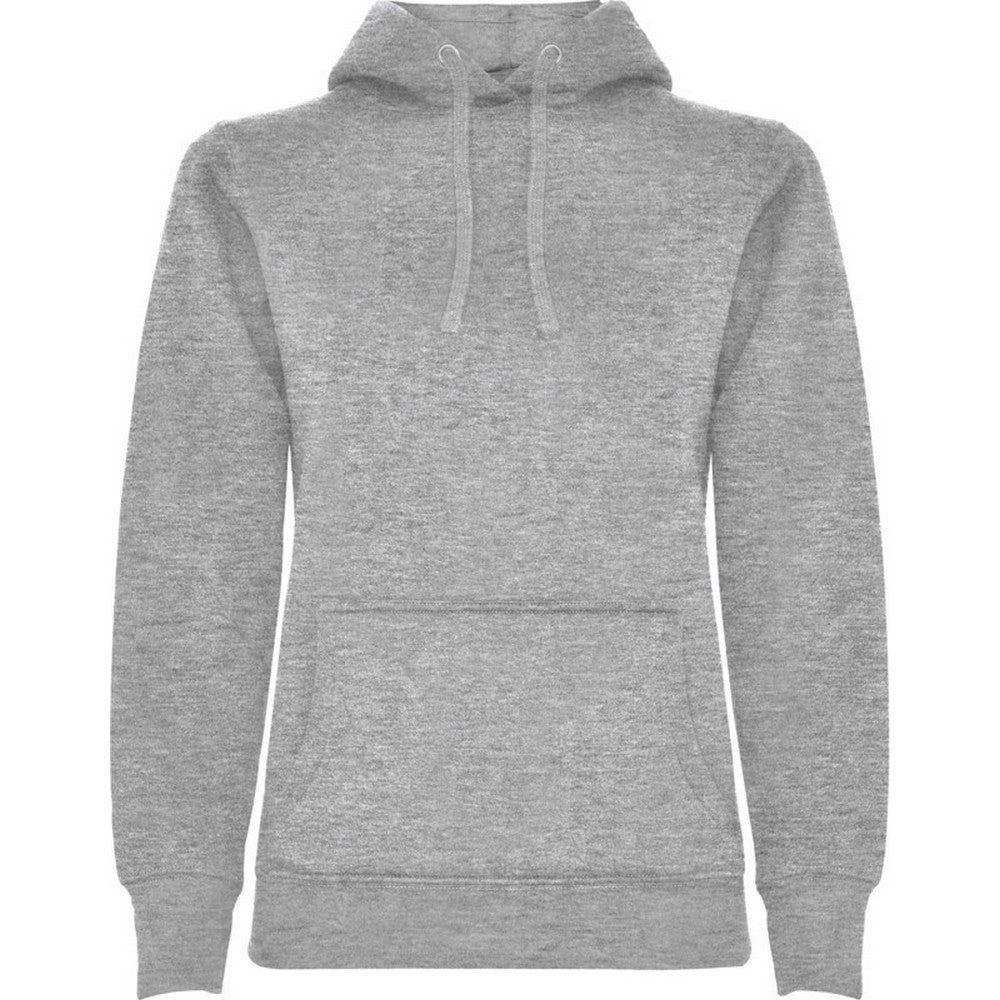 Grey Marl - Front - Roly Womens-Ladies Urban Hoodie