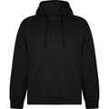 Solid Black - Front - Roly Unisex Adult Vinson Hoodie