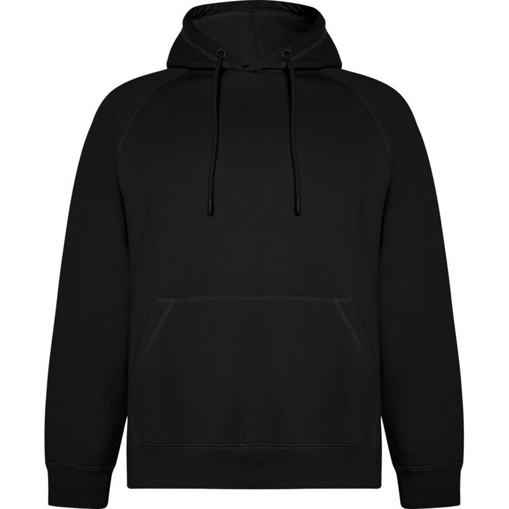 Solid Black - Front - Roly Unisex Adult Vinson Hoodie