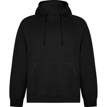 Solid Black - Front - Roly Unisex Adult Vinson Hoodie