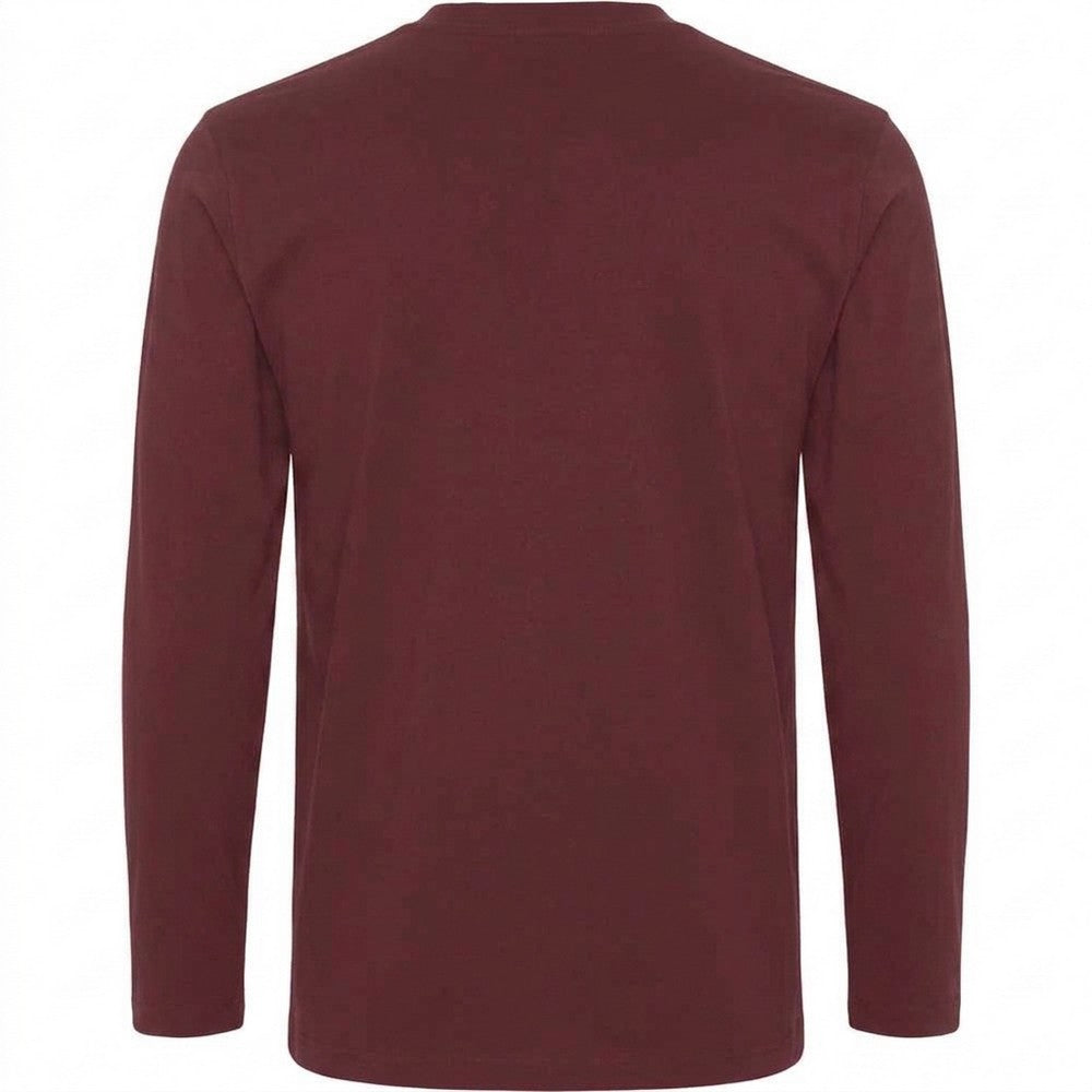 Berry Red - Back - Roly Mens Extreme Long-Sleeved T-Shirt