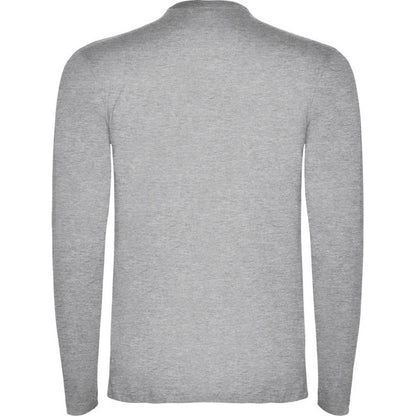 Grey Marl - Back - Roly Mens Extreme Long-Sleeved T-Shirt
