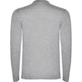 Grey Marl - Back - Roly Mens Extreme Long-Sleeved T-Shirt