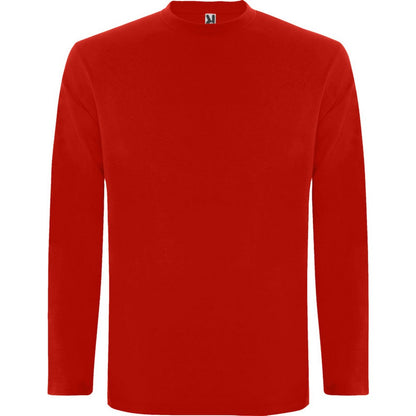 Red - Front - Roly Mens Extreme Long-Sleeved T-Shirt