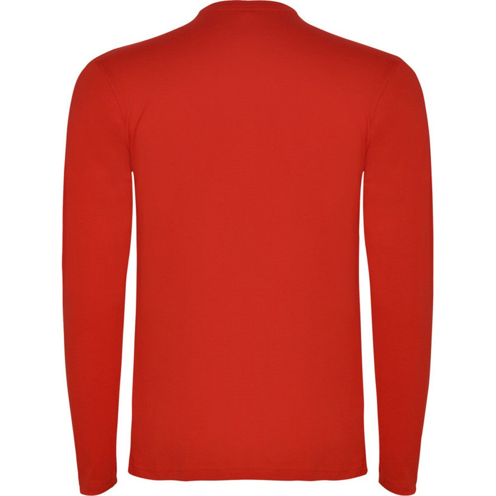 Red - Back - Roly Mens Extreme Long-Sleeved T-Shirt
