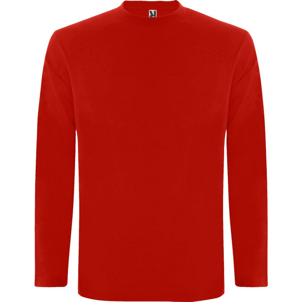 Red - Front - Roly Mens Extreme Long-Sleeved T-Shirt